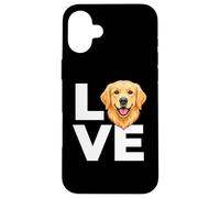 Carcasa para iPhone 16 Plus I Love My Golden Retriever Dog Lover Dueño de Mascotas