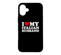 Carcasa para iPhone 16 Plus I Love My Italian Husband