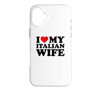 Carcasa para iPhone 16 Plus I Love My Italian Wife