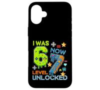 Carcasa para iPhone 16 Plus I Was 6 Now Level 7 Unlocked 7th Birthday Gamer 67 Meme