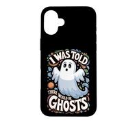 Carcasa para iPhone 16 Plus I Was Told There Would Be Ghosts Funny Halloween Kids Boys