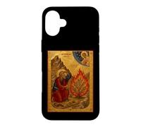 Carcasa para iPhone 16 Plus Icono católico de Moisés y la zarza ardiente
