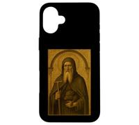 Carcasa para iPhone 16 Plus Icono católico de San Antonio Abad