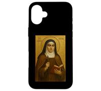 Carcasa para iPhone 16 Plus Icono católico Romano de Santa Edith Stein