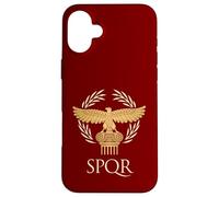 Carcasa para iPhone 16 Plus Imperio Romano República SPQR Águila Aquila Pilar Corona de