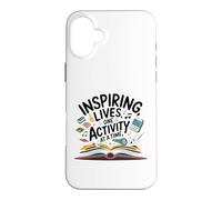Carcasa para iPhone 16 Plus Inspirando Vidas una Actividad a la Vez
