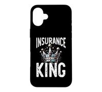 Carcasa para iPhone 16 Plus Insurance King CSR Claims Adjuster Services Gift For Him