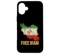 Carcasa para iPhone 16 Plus Irán Libre - Bandera de Libertad de Paz y Esperanza