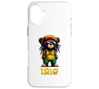Carcasa para iPhone 16 Plus IRIE Osito de Peluche Jamaica Rasta raíces Reggae