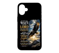 Carcasa para iPhone 16 Plus Isaiah 40:31 Wait on The Lord, Renew Strength Eagle