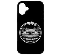 Carcasa para iPhone 16 Plus Ise Grand Shrine Japón Sello japonés Kanji Otaku Recuerdo