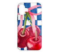 Carcasa para iPhone 16 Plus Italian Summer Cherries Coquette Coastal Botanical Decor