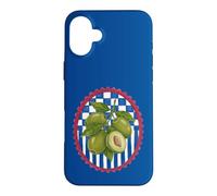 Carcasa para iPhone 16 Plus Italian Summer Olives Beachy Coastal Botanical Decor