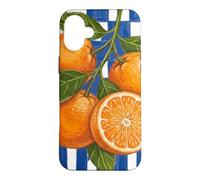 Carcasa para iPhone 16 Plus Italian Summer Oranges Beachy Coastal Botanical Decor