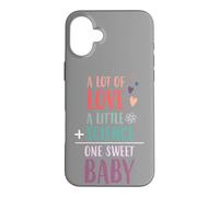 Carcasa para iPhone 16 Plus IVF Bebé Matemáticas Ecuación Lindo Infertilidad Embabies