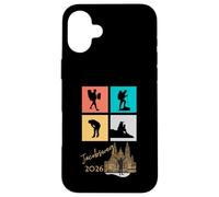 Carcasa para iPhone 16 Plus Jacobsweg 2026 Diseño de Fases del Peregrino del Camino de Santiago