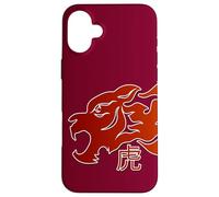 Carcasa para iPhone 16 Plus Japanese Tiger Red Flame Design For Men Year of The Tiger