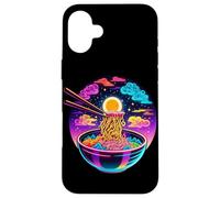 Carcasa para iPhone 16 Plus Japonés Ramen Lover Noodle Bowl Foodie Anime Japón Otaku