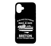 Carcasa para iPhone 16 Plus Je Ne Suis Pas Parfait Mais Je Suis Breton Bretagne