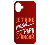 Carcasa para iPhone 16 Plus Je Suis un Super Papa d’Amour