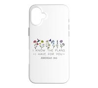 Carcasa para iPhone 16 Plus Jeremiah 29:11 For I Know The Plans I Have For You Bible