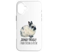 Carcasa para iPhone 16 Plus Jersey Wooly Rabbit 3 Libras de Actitud en un Abrigo de Piel