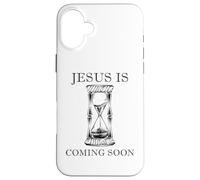 Carcasa para iPhone 16 Plus Jesus is Coming Soon - Rapture Warning Christian Quote