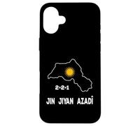 Carcasa para iPhone 16 Plus Jin Jiyan Azadî, Kurdistán Nowruz, Rojava, Amo Kurdistán