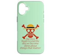 Carcasa para iPhone 16 Plus Jolly Roger. Nuestras Vidas... Cosas Que importan.
