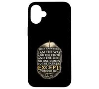 Carcasa para iPhone 16 Plus Juan Verso de la Biblia Fe Cristiana Jesús El Camino Verdad Vida