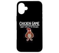 Carcasa para iPhone 16 Plus Juego de Pollo (no mires al Pollo) - Fresco y Divertido Dicho