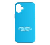 Carcasa para iPhone 16 Plus Juego Juegos Mis Agentes Construir Productos Jugadores Hackathons Meme