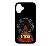 Carcasa para iPhone 16 Plus Juneteenth The Storm 1865 Mes de la Historia Negra de Las Mujeres Negras