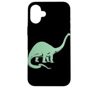 Carcasa para iPhone 16 Plus Jurásico Brontosaurio Cuello Largo Dinosaurio Prehistórico