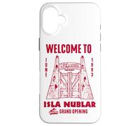 Carcasa para iPhone 16 Plus Jurassic Park Welcome to Isla Nublar