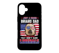 Carcasa para iPhone 16 Plus Just A Proud Briard Dad Merica Dog Patriotic 4th of July