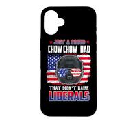 Carcasa para iPhone 16 Plus Just A Proud Chow Chow Dad Merica Dog Patriotic 4th of July