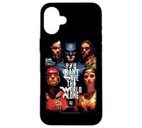 Carcasa para iPhone 16 Plus Justice League Movie Save The World Poster