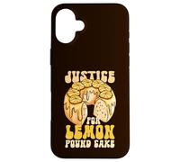 Carcasa para iPhone 16 Plus Justicia para Lemon Pound Cake Freedom Meme