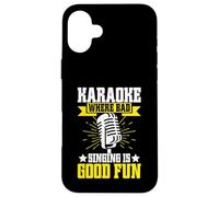 Carcasa para iPhone 16 Plus Karaoke Donde Cantar Malo es Bueno Divertido Karaoke