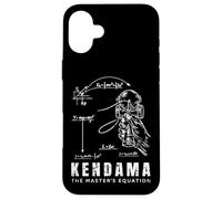 Carcasa para iPhone 16 Plus Kendama Physics Ecuación Habilidad Juguete Diagrama de Movimiento Japonés