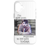 Carcasa para iPhone 16 Plus Kevin Smith Clerks VHS Dante Hicks Be Here Today, Retro de los 90