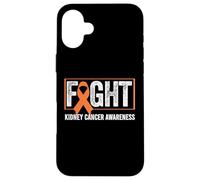 Carcasa para iPhone 16 Plus Kidney Cancer - Camiseta de Manga Corta para niños