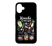 Carcasa para iPhone 16 Plus Kimchi by Maangchi Cultura Coreana Amante de la Comida Corea