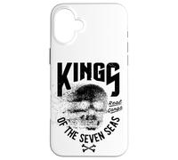 Carcasa para iPhone 16 Plus King of The Seven Seas Wild Abstract Skull Real Gangs