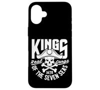 Carcasa para iPhone 16 Plus King of The Seven Seas Wild Abstract Skull Real Gangs