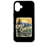 Carcasa para iPhone 16 Plus Kings Canyon National Park California USA - Recuerdo Vintage