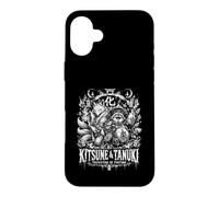 Carcasa para iPhone 16 Plus Kitsune Y Tanuki Tricksters of Fortune Yokai