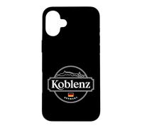 Carcasa para iPhone 16 Plus Koblenz Alemania Ciudad Viaje Diseño Vintage