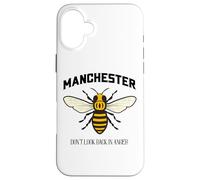 Carcasa para iPhone 16 Plus La Abeja trabajadora de Manchester no mira hacia atrás con ira
